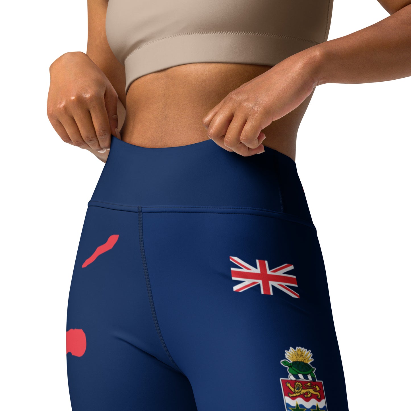 Cayman Islands Flag Yoga Leggings