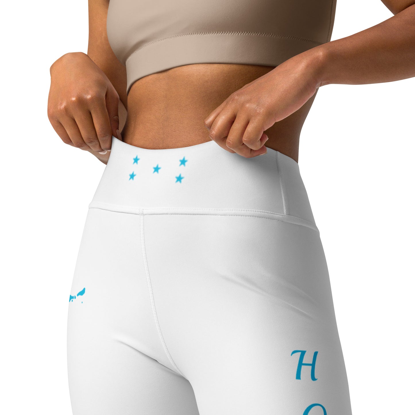 Rotan / Honduras Yoga Leggings (all white)-Fete Massive