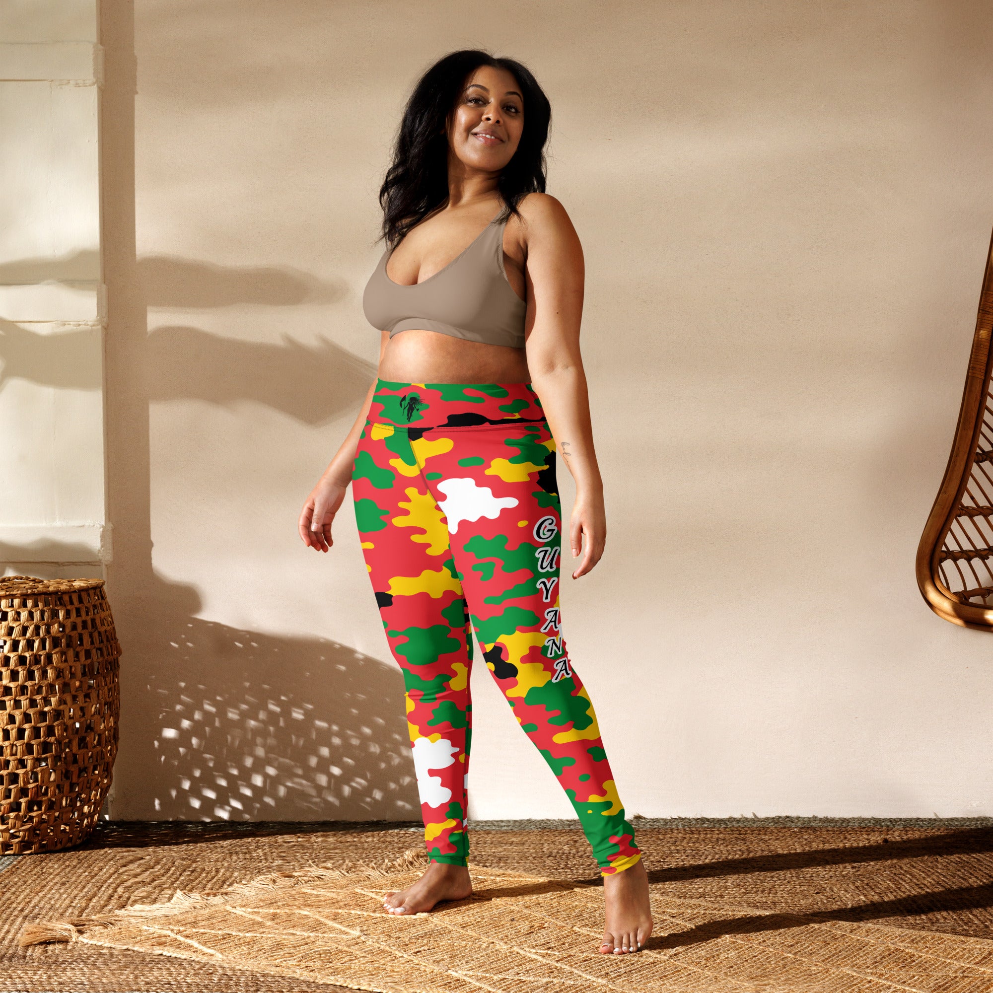 Guyana CAMO Leggings-Fete Massive