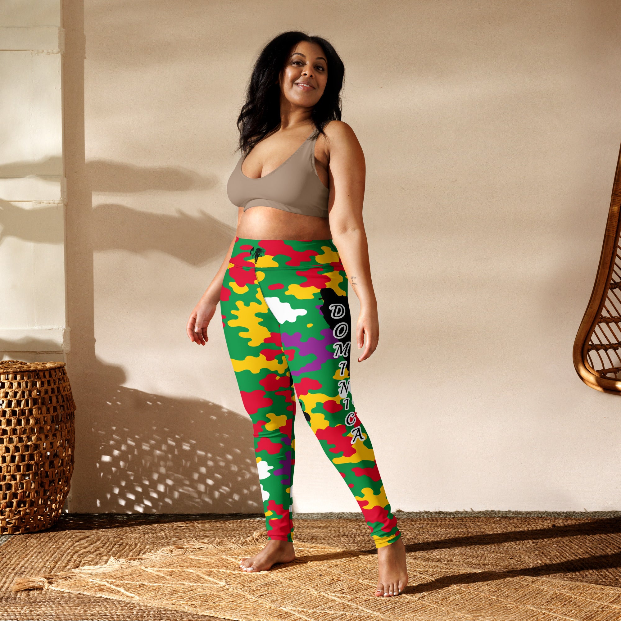 Dominica CAMO Leggings-Fete Massive