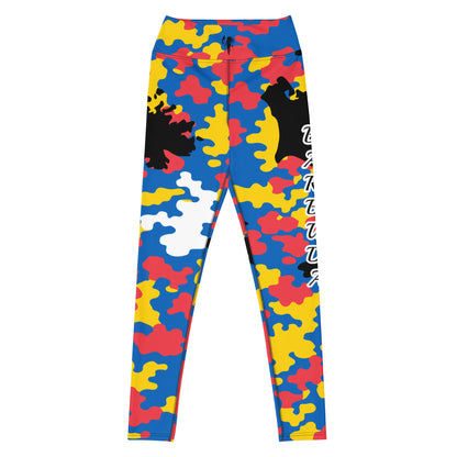 Antigua & Barbuda CAMO Leggings-Fete Massive