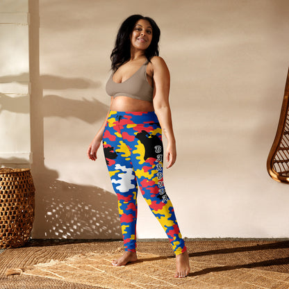 Antigua & Barbuda CAMO Leggings-Fete Massive