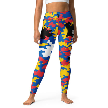 Antigua & Barbuda CAMO Leggings-Fete Massive