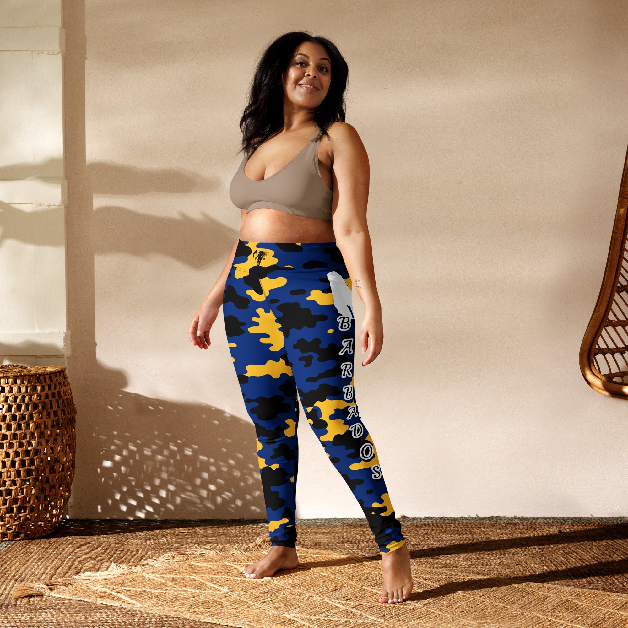 Barbados CAMO Leggings-Fete Massive