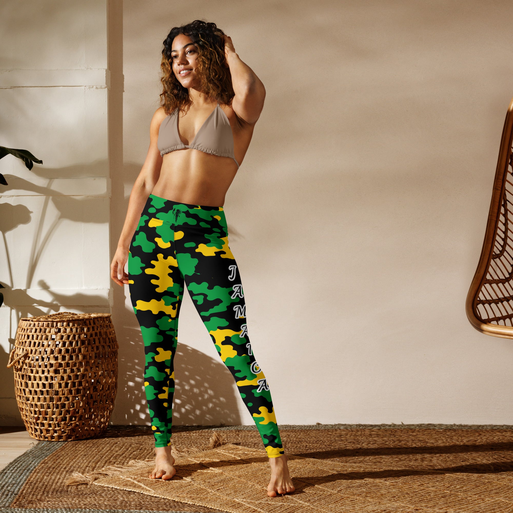 Jamaica CAMO Leggings-Fete Massive