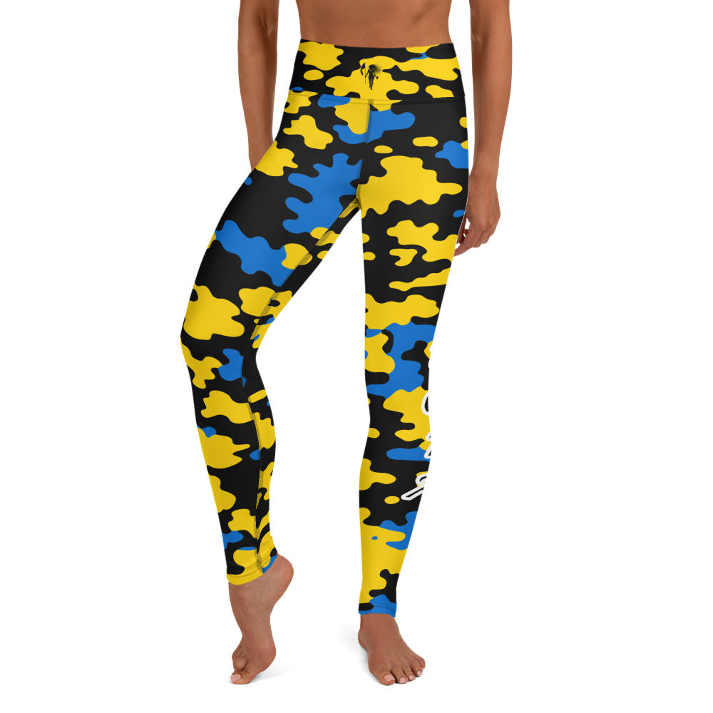 St. Lucia CAMO Leggings-Fete Massive