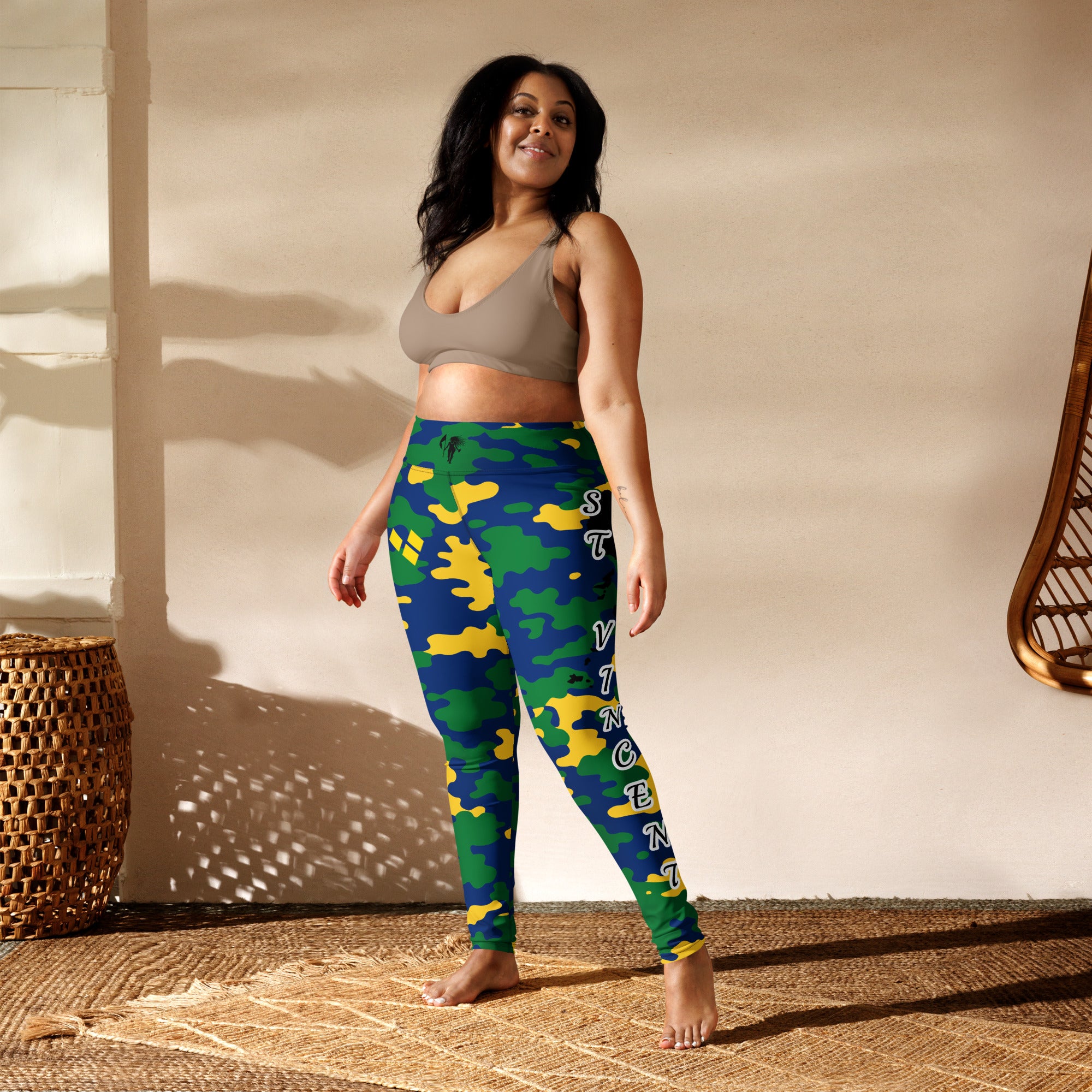 St. Vincent CAMO Leggings-Fete Massive