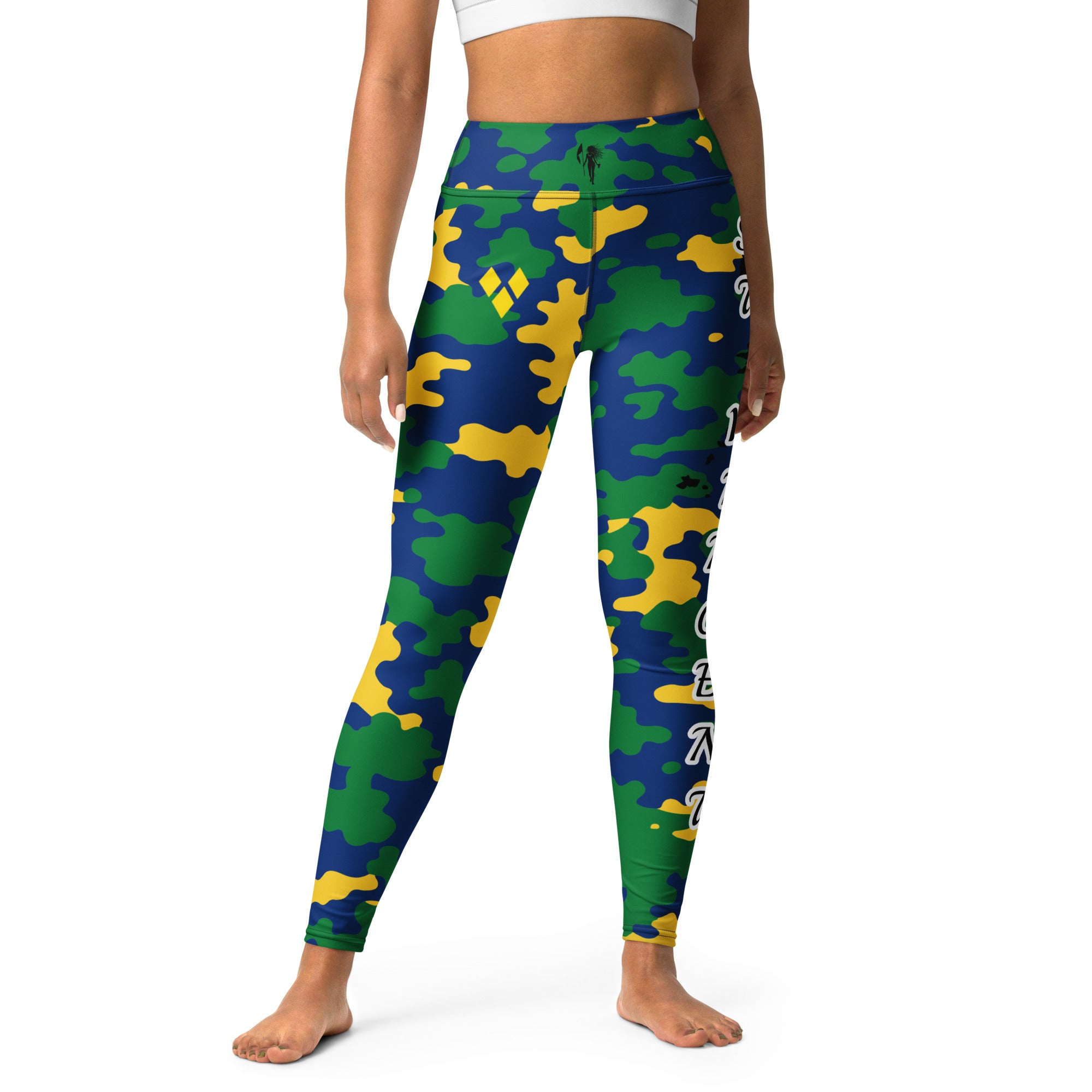 St. Vincent CAMO Leggings-Fete Massive