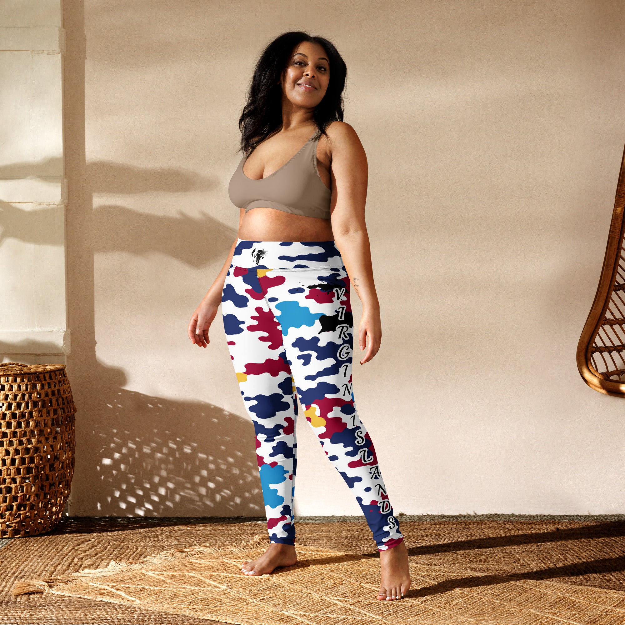 Virgin Islands CAMO Leggings-Fete Massive