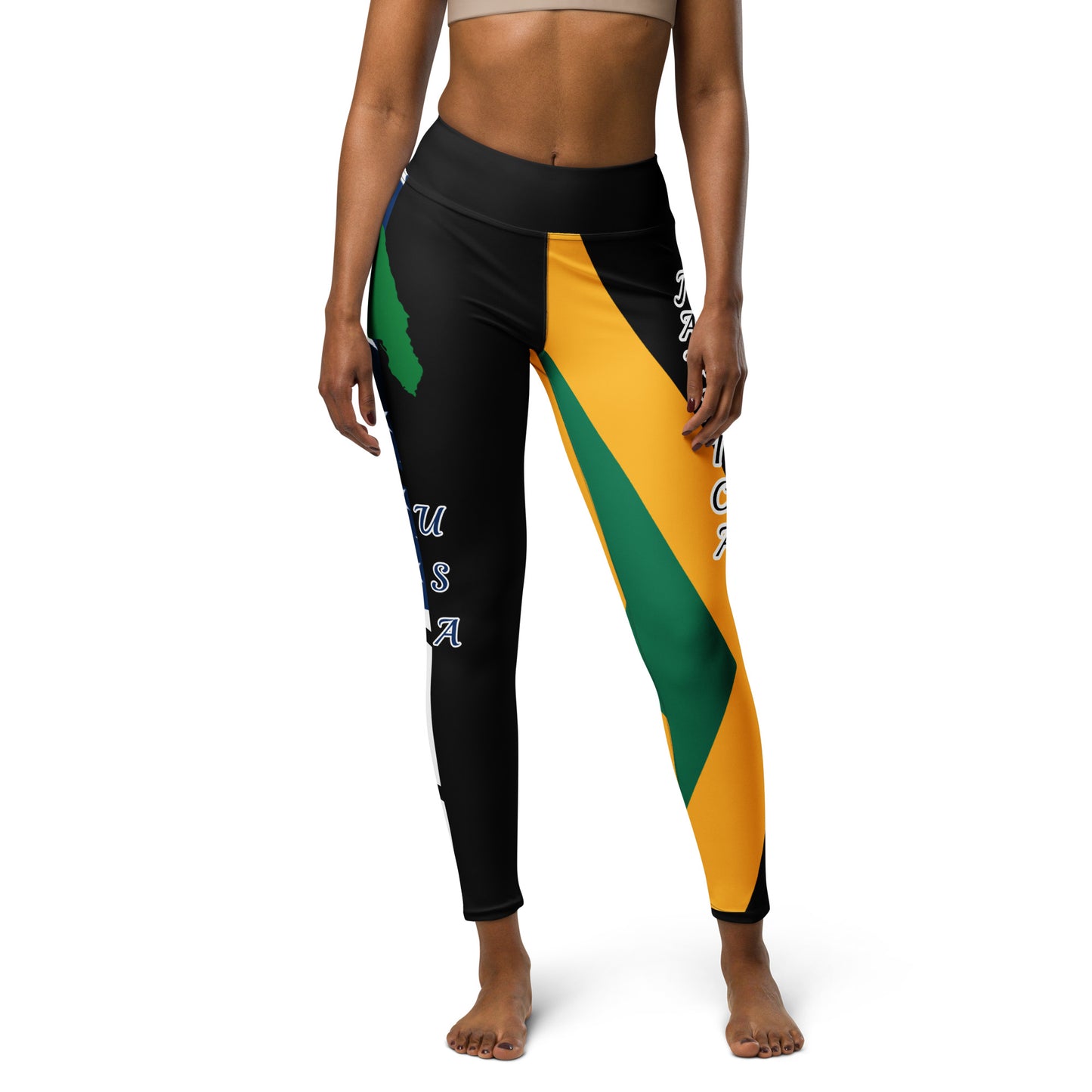 Jamaica USA Yoga Leggings