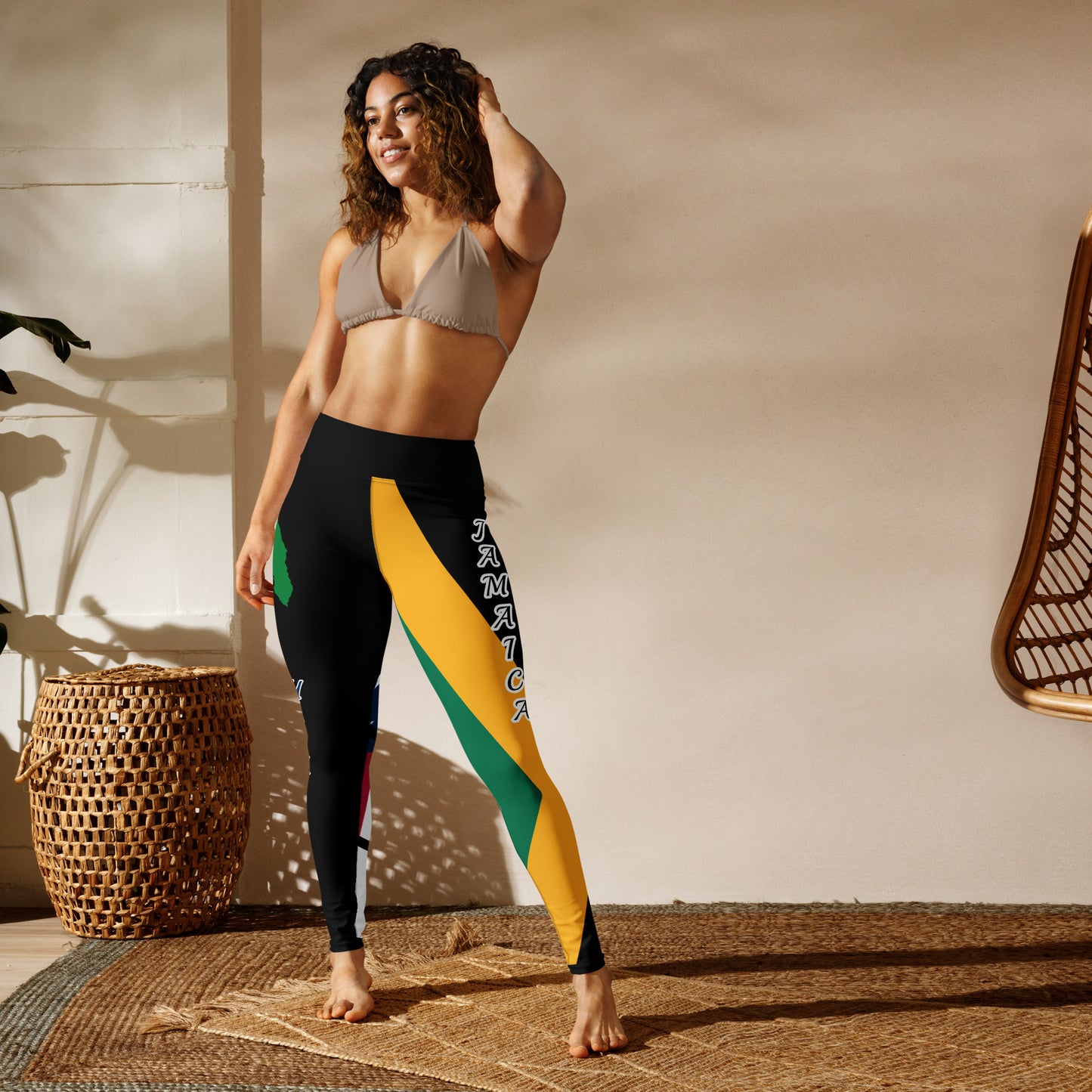 Jamaica USA Yoga Leggings