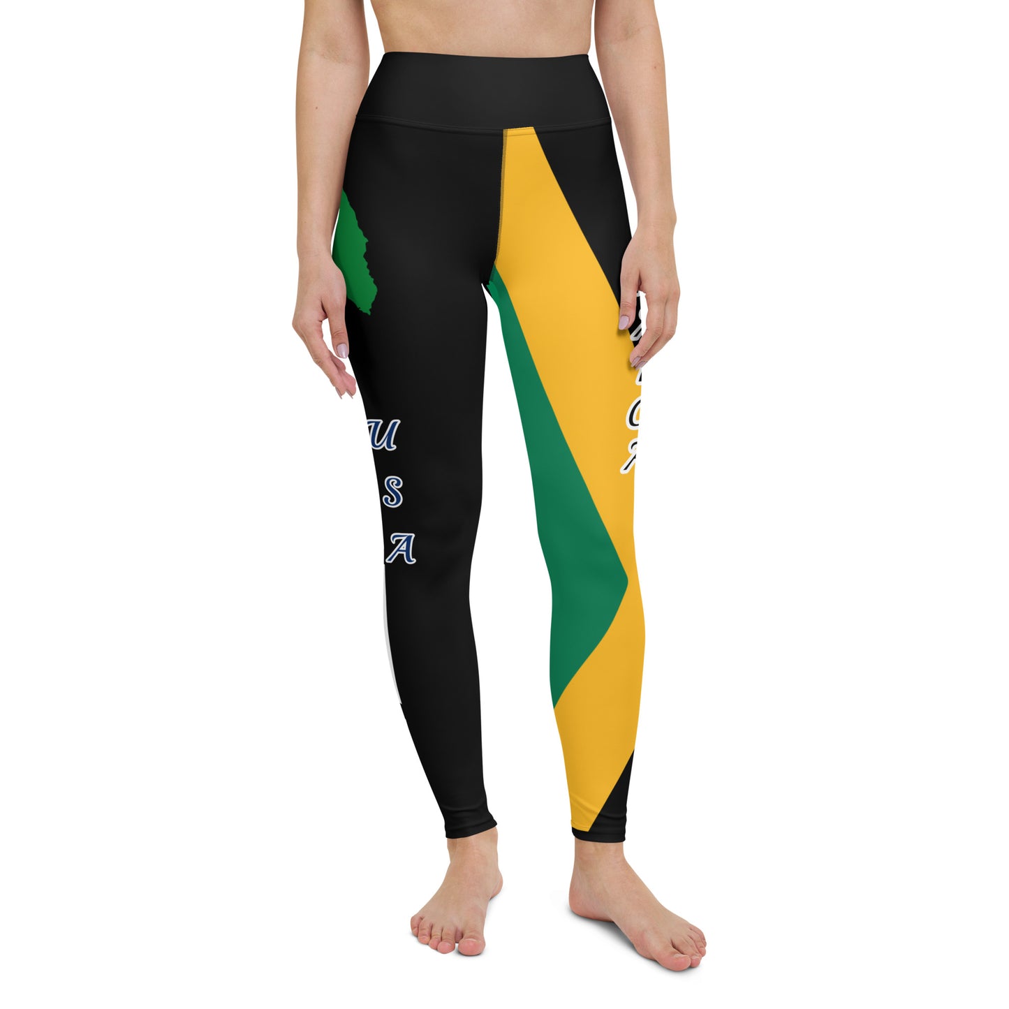 Jamaica USA Yoga Leggings