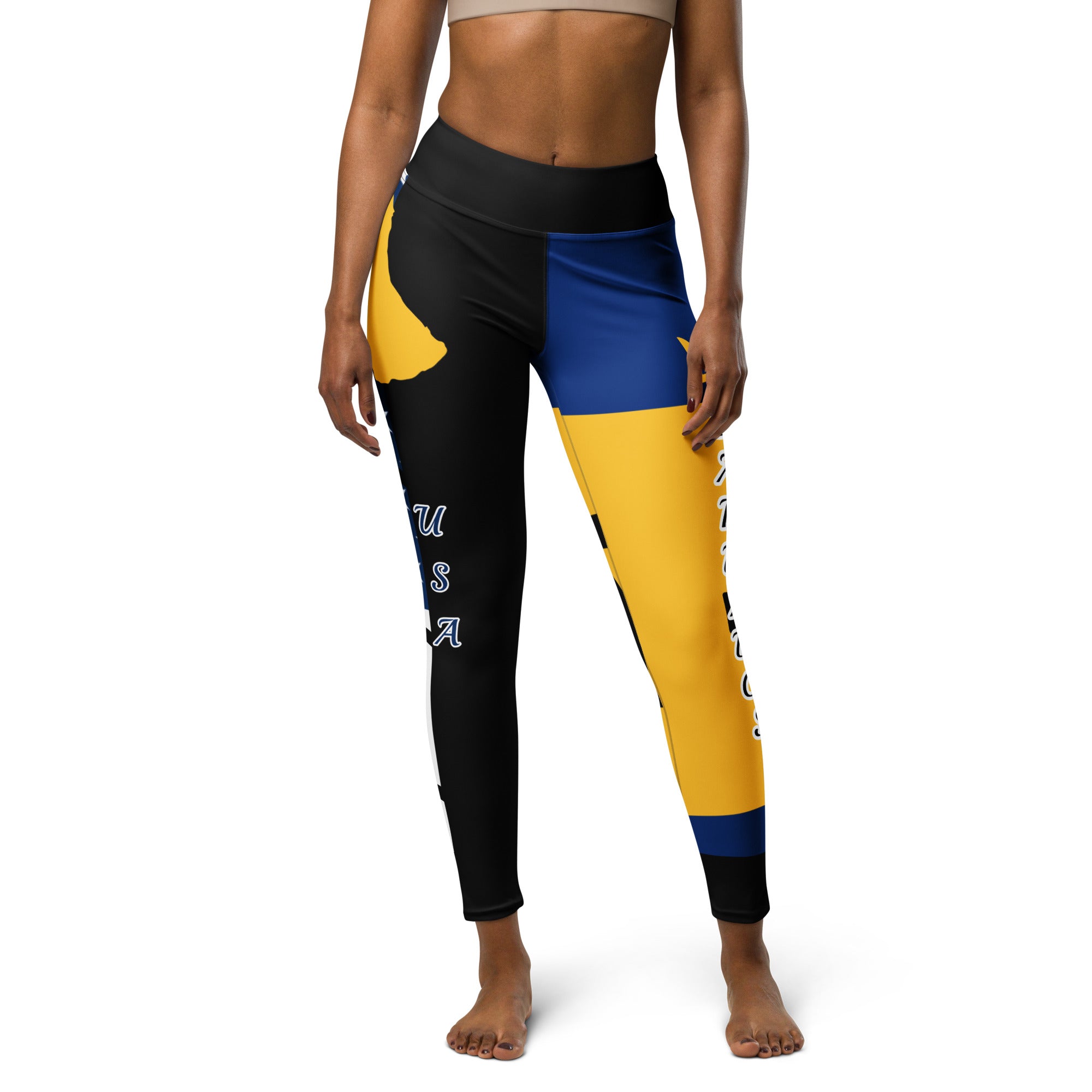 Barbados USA Yoga Leggings-Fete Massive