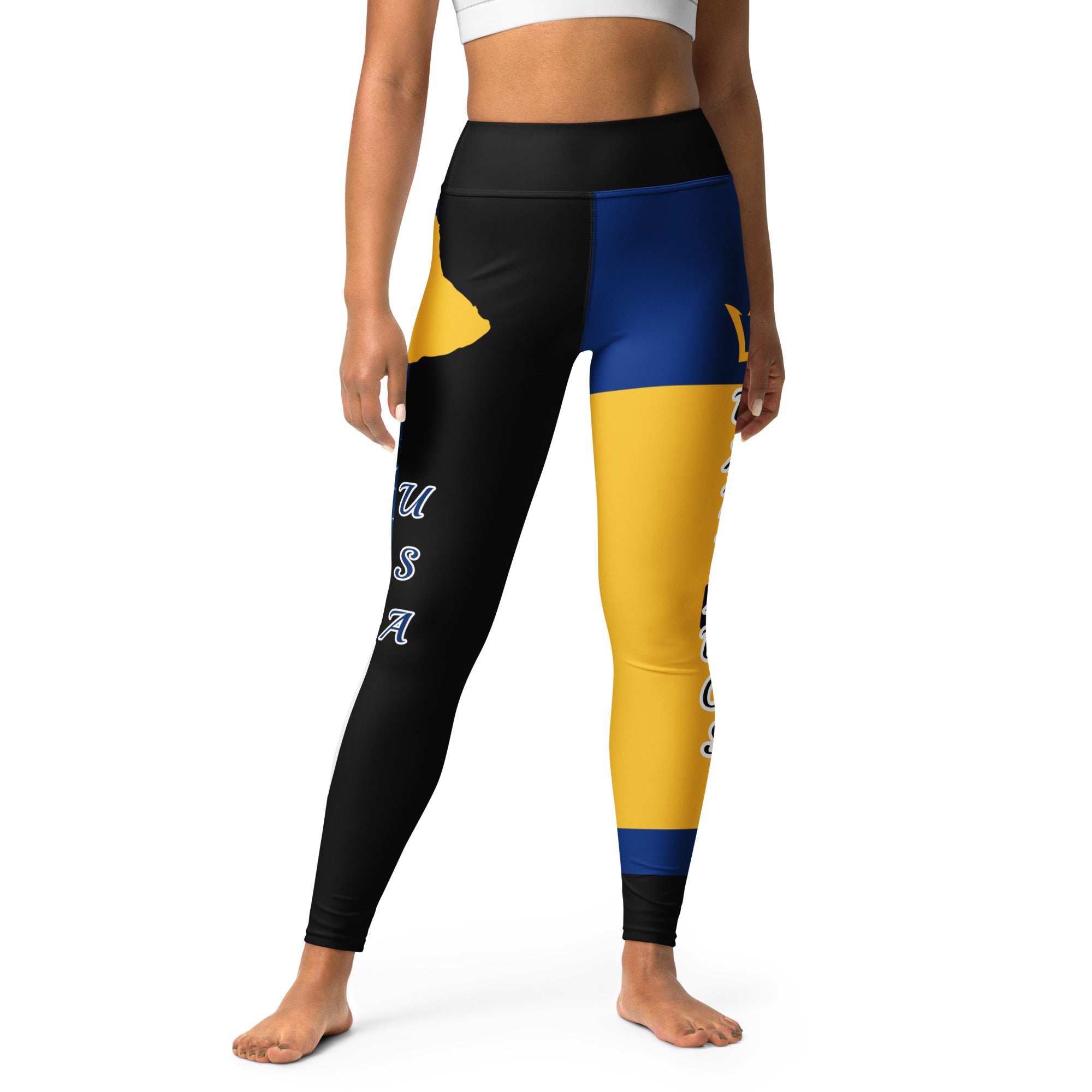 Barbados USA Yoga Leggings-Fete Massive