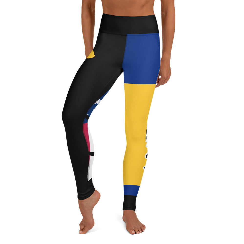 Barbados USA Yoga Leggings-Fete Massive