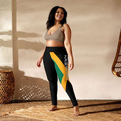 Jamaica Flag Yoga Leggings