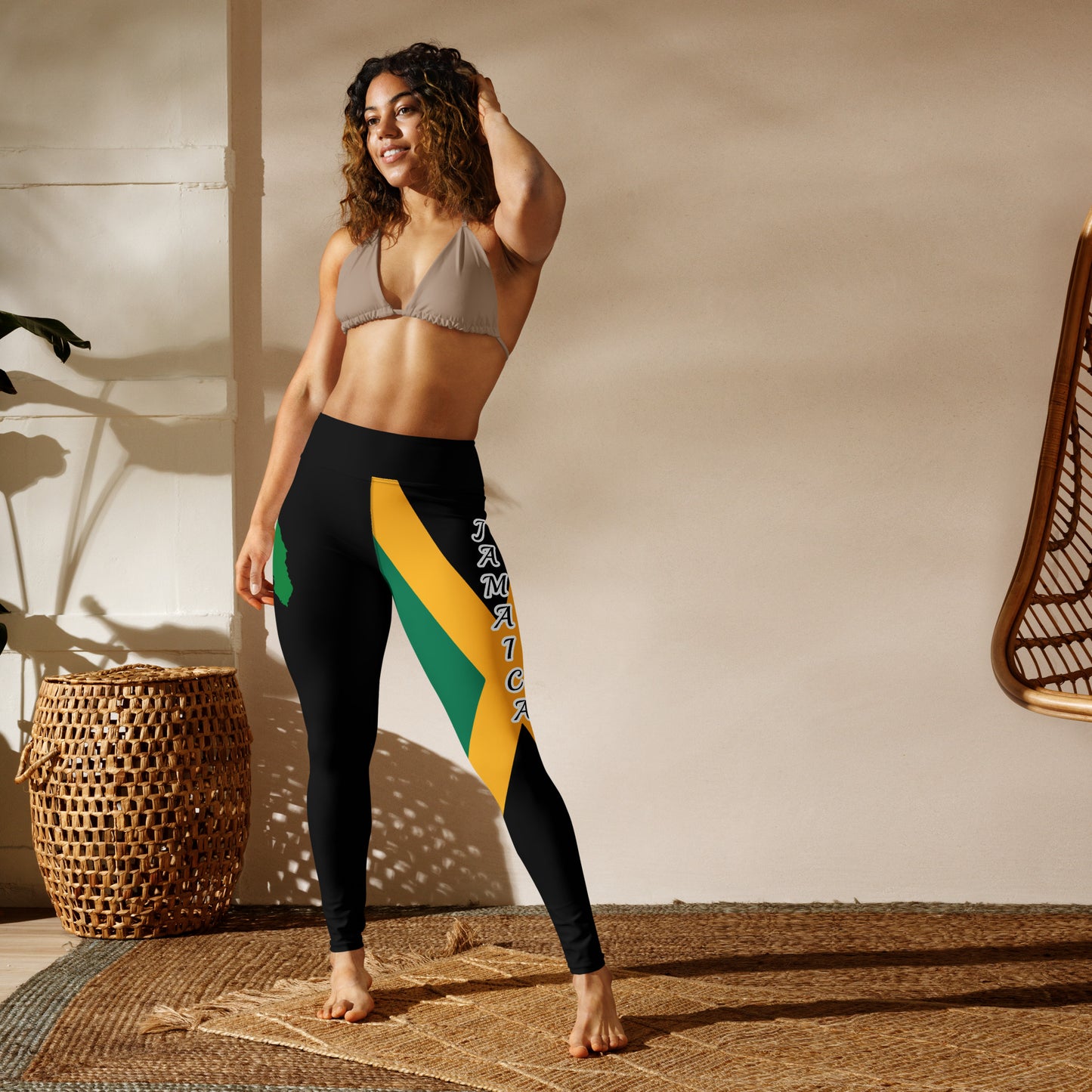 Jamaica Flag Yoga Leggings