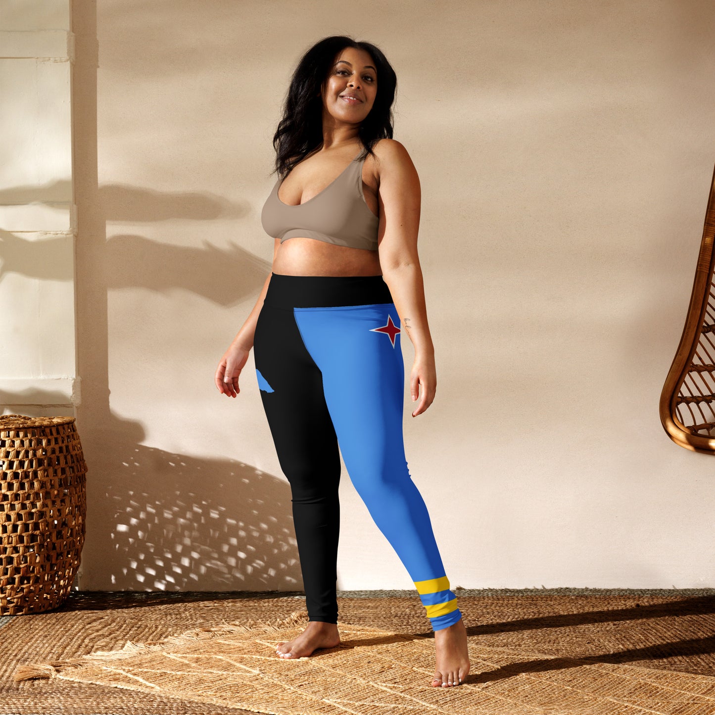 Aruba Flag Yoga Leggings