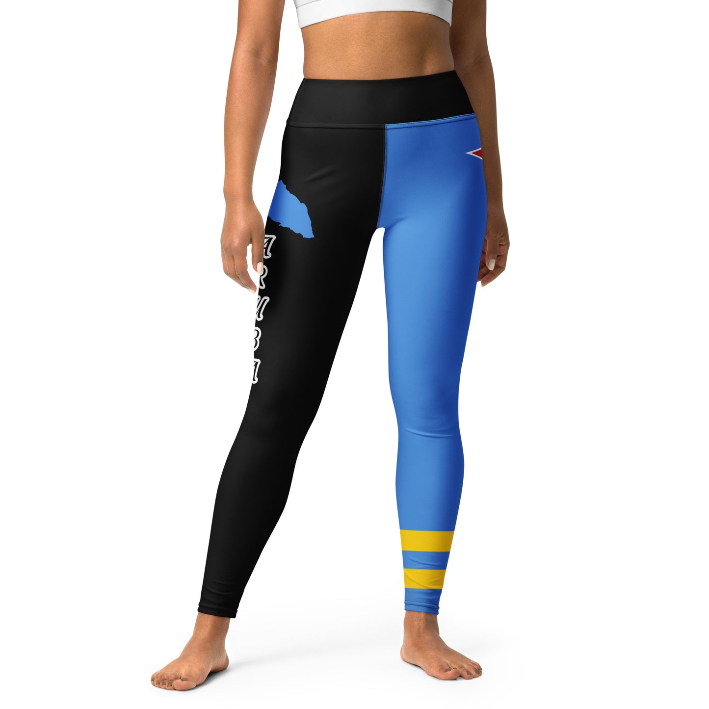 Aruba Flag Yoga Leggings