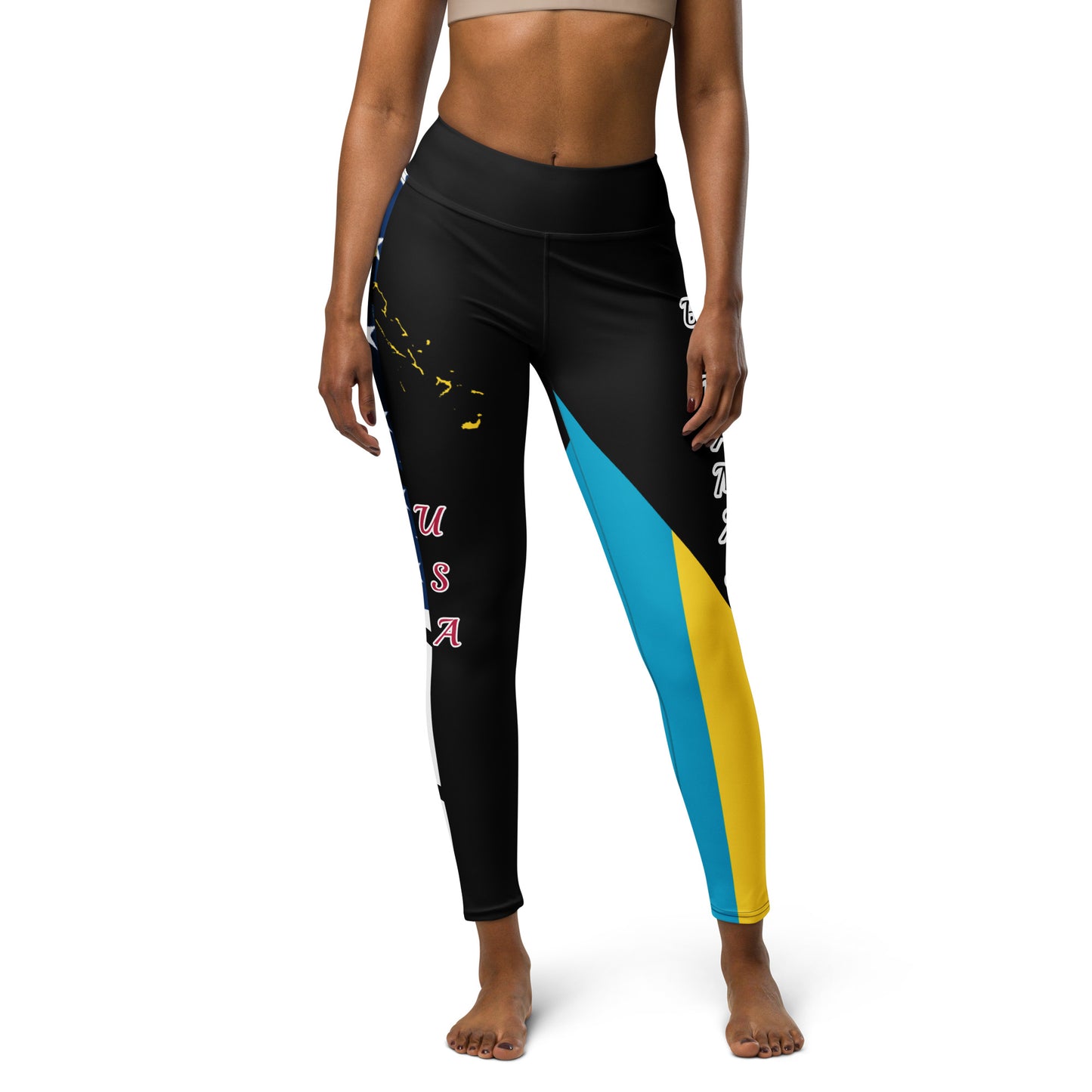 The Bahamas USA Yoga Leggings