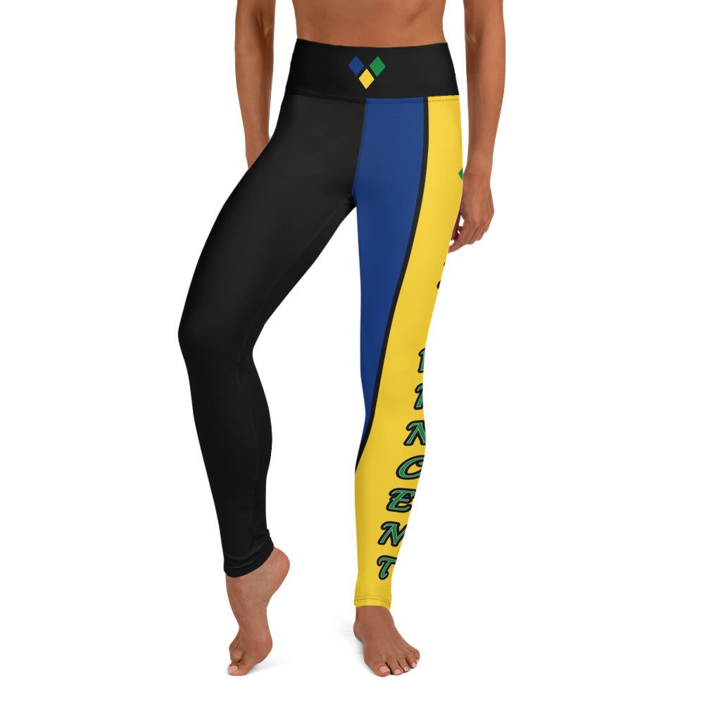 Saint Vincent Flag Yoga Leggings