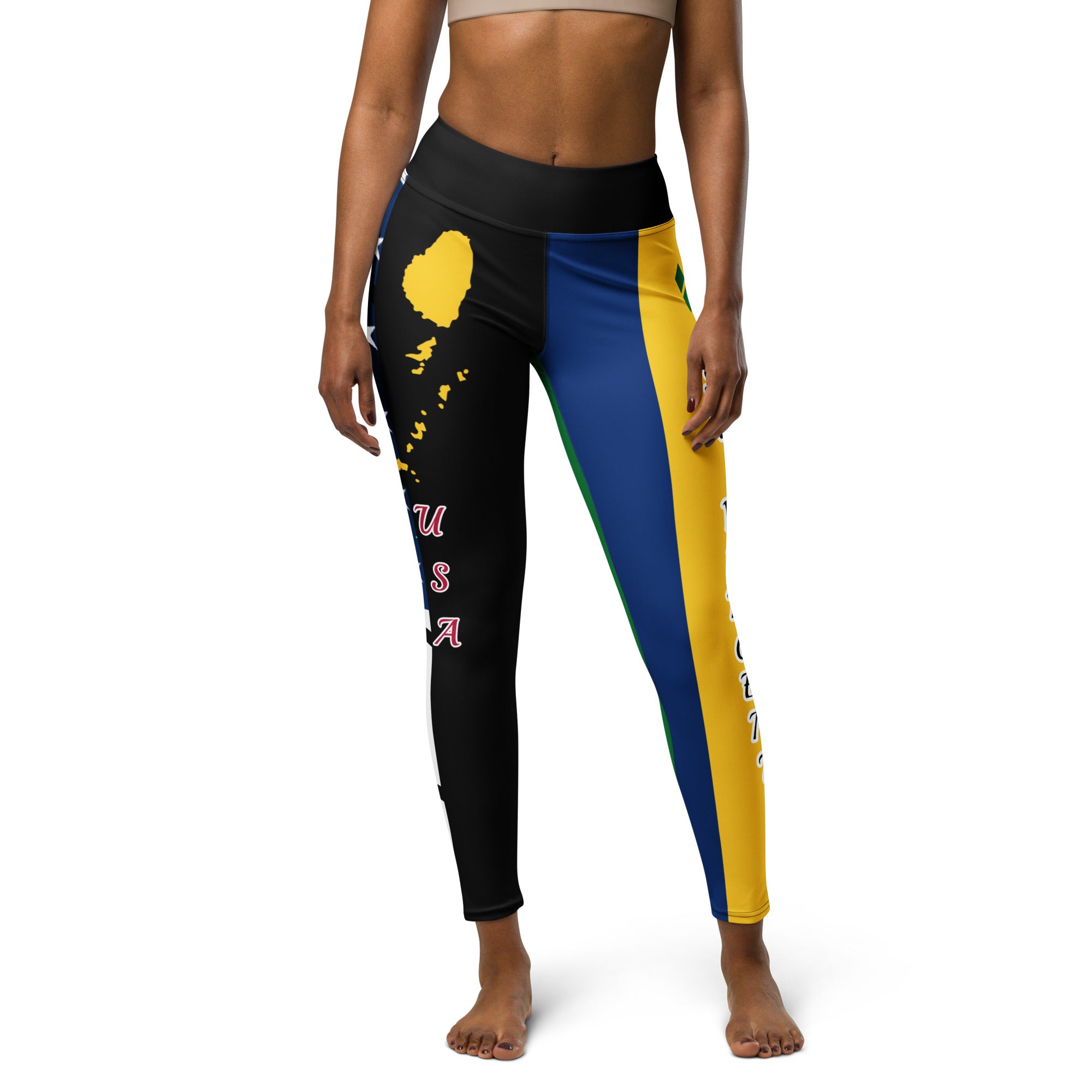 Saint Vincent USA Yoga Leggings-Fete Massive