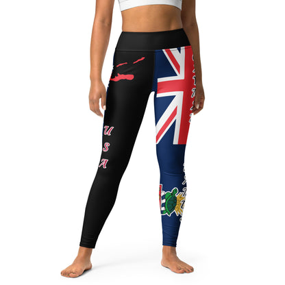 Cayman Islands USA Yoga Leggings