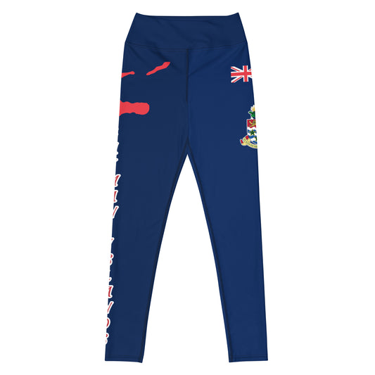 Cayman Islands Flag Yoga Leggings