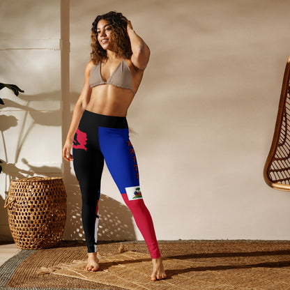 Haiti USA Yoga Leggings