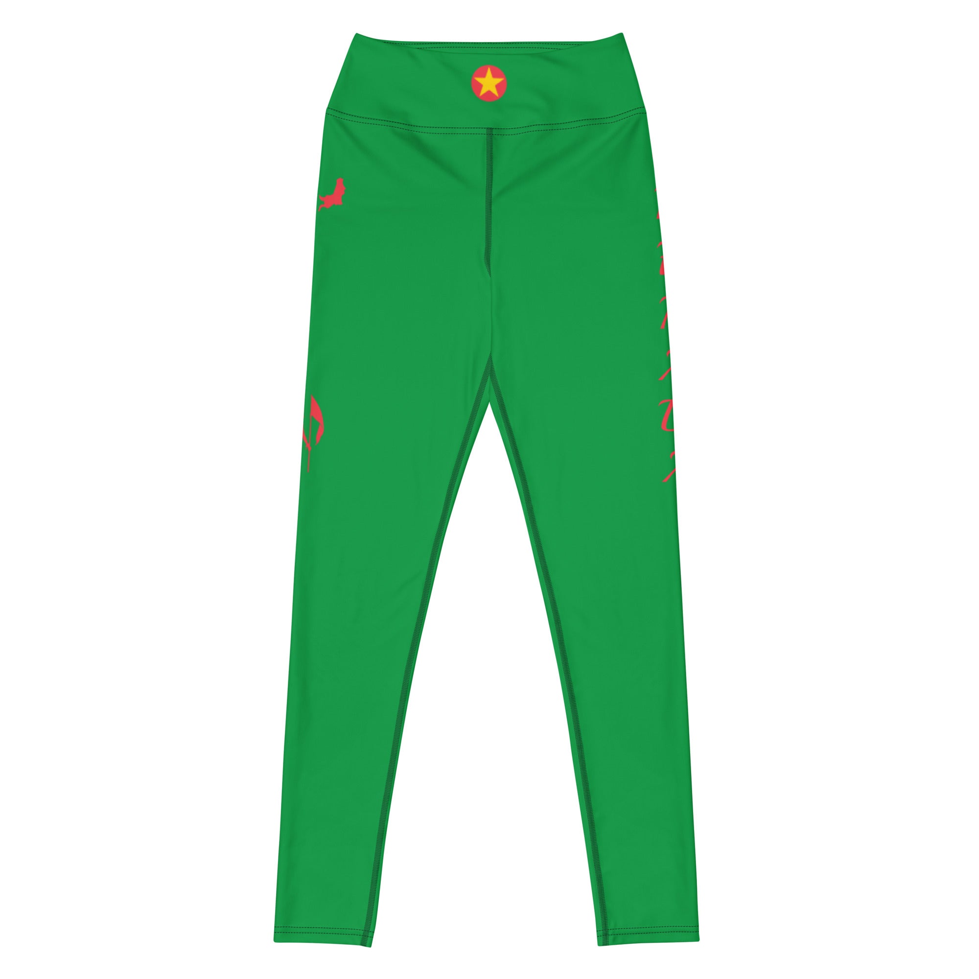 Grenada Yoga Leggings (Green)-Fete Massive