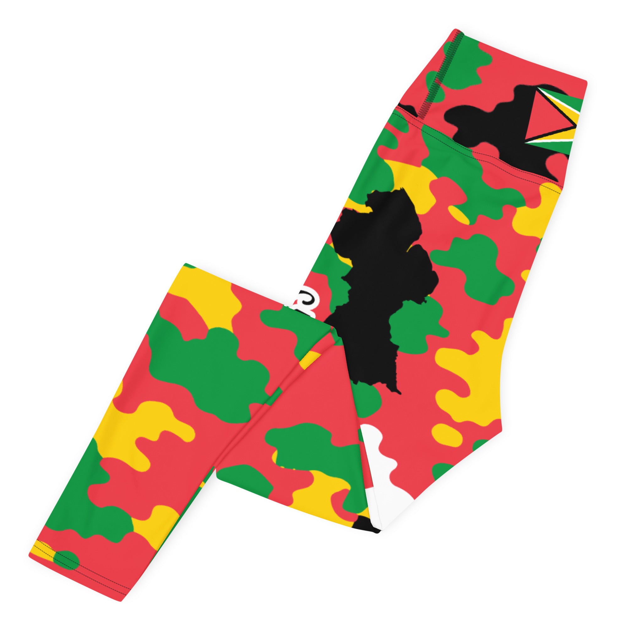 Guyana CAMO Leggings-Fete Massive