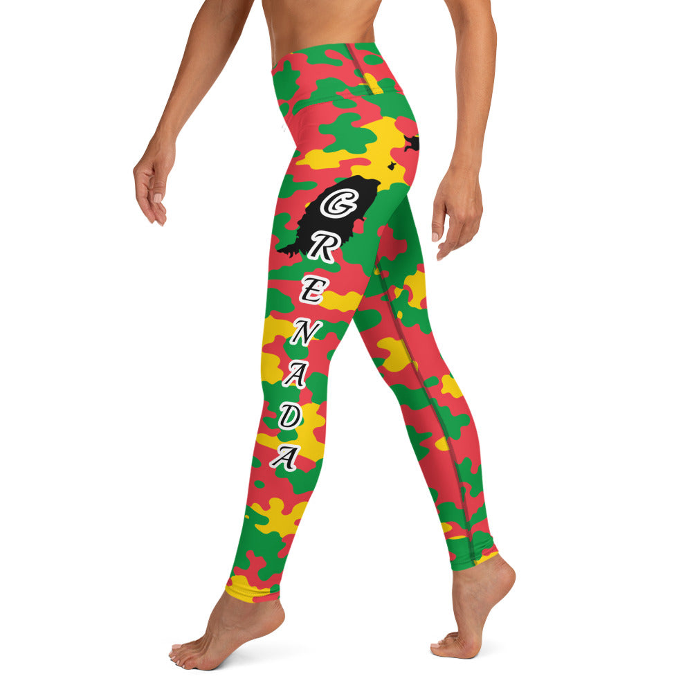 Grenada CAMO Leggings-Fete Massive