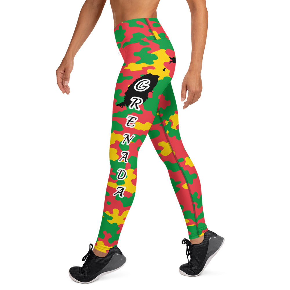 Grenada CAMO Leggings-Fete Massive