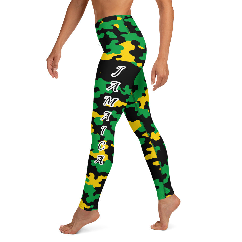 Jamaica CAMO Leggings-Fete Massive