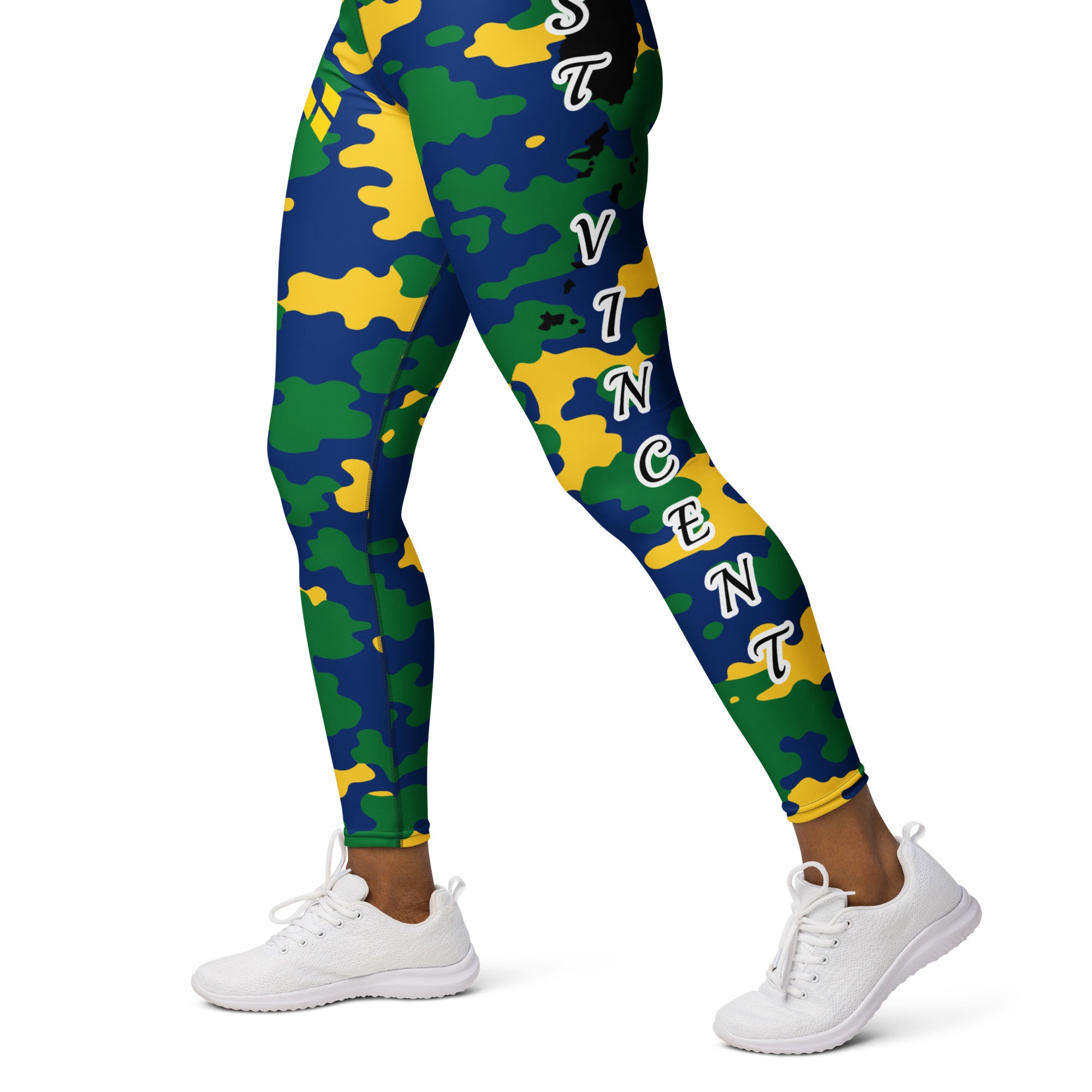 St. Vincent CAMO Leggings-Fete Massive