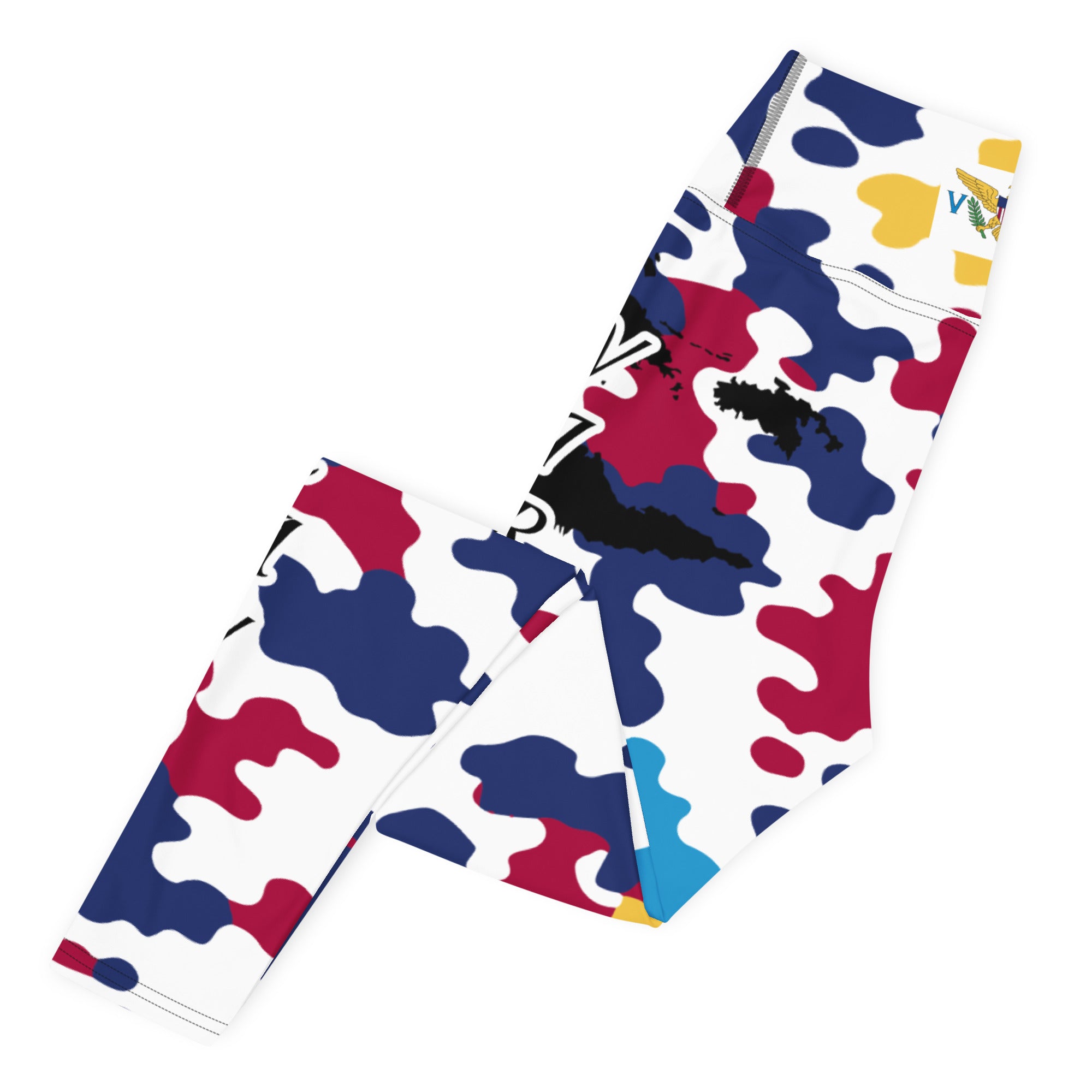 Virgin Islands CAMO Leggings-Fete Massive