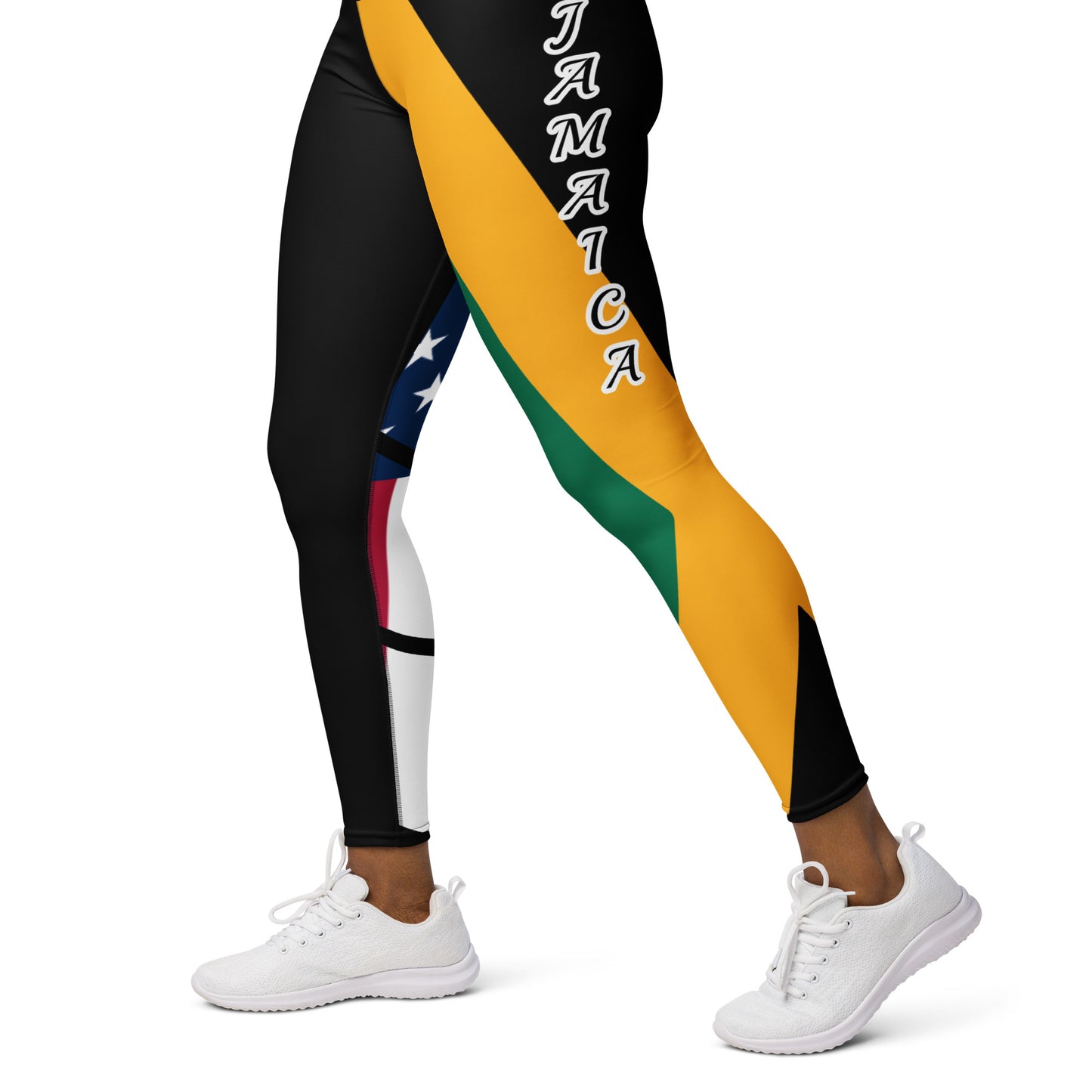 Jamaica USA Yoga Leggings