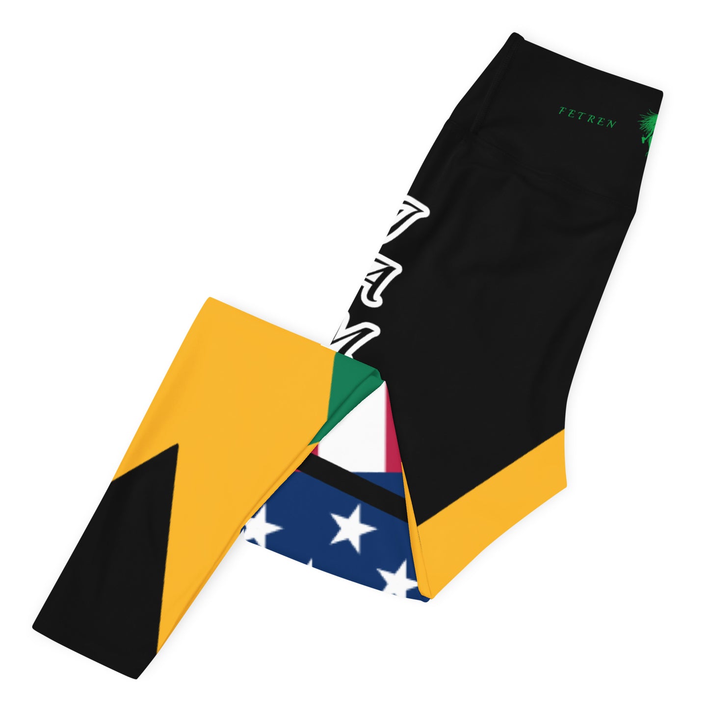 Jamaica USA Yoga Leggings