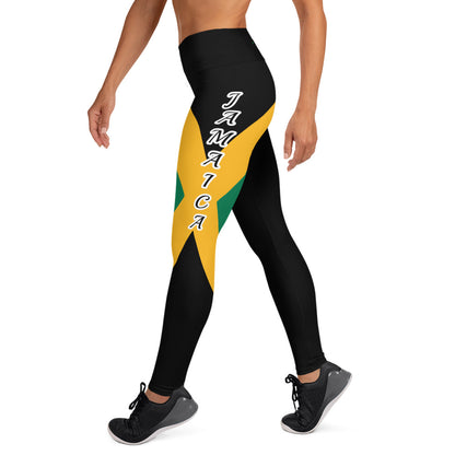 Jamaica Flag Yoga Leggings