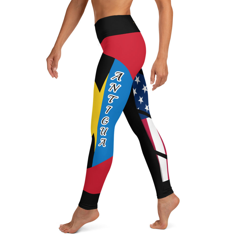 Antigua USA Yoga Leggings-Fete Massive