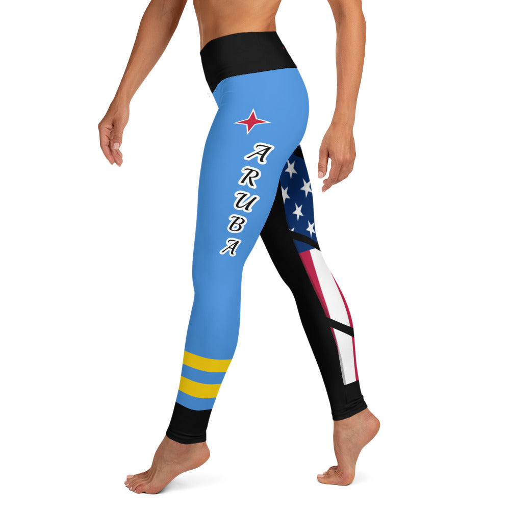 Aruba USA Yoga Leggings-Fete Massive