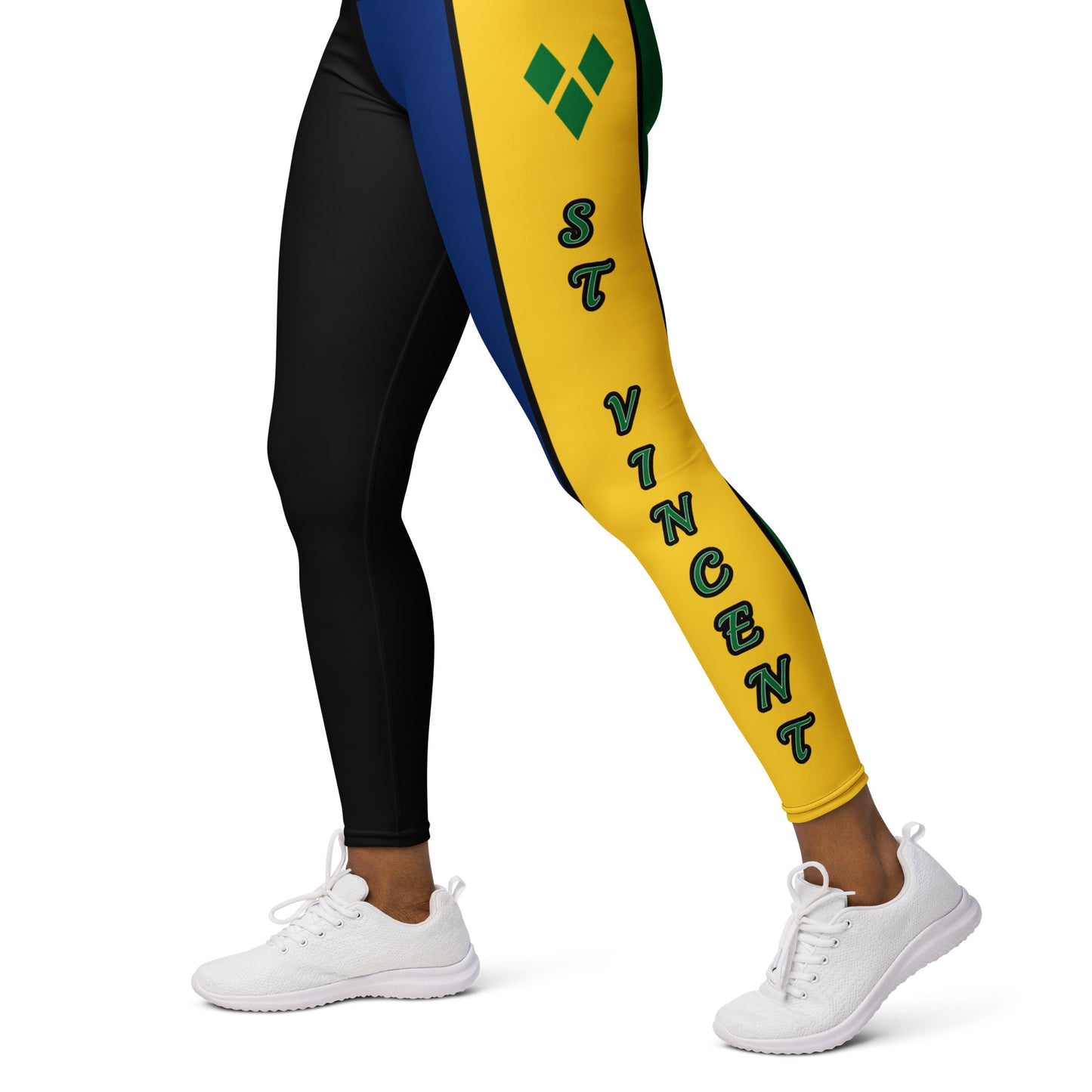 Saint Vincent Flag Yoga Leggings