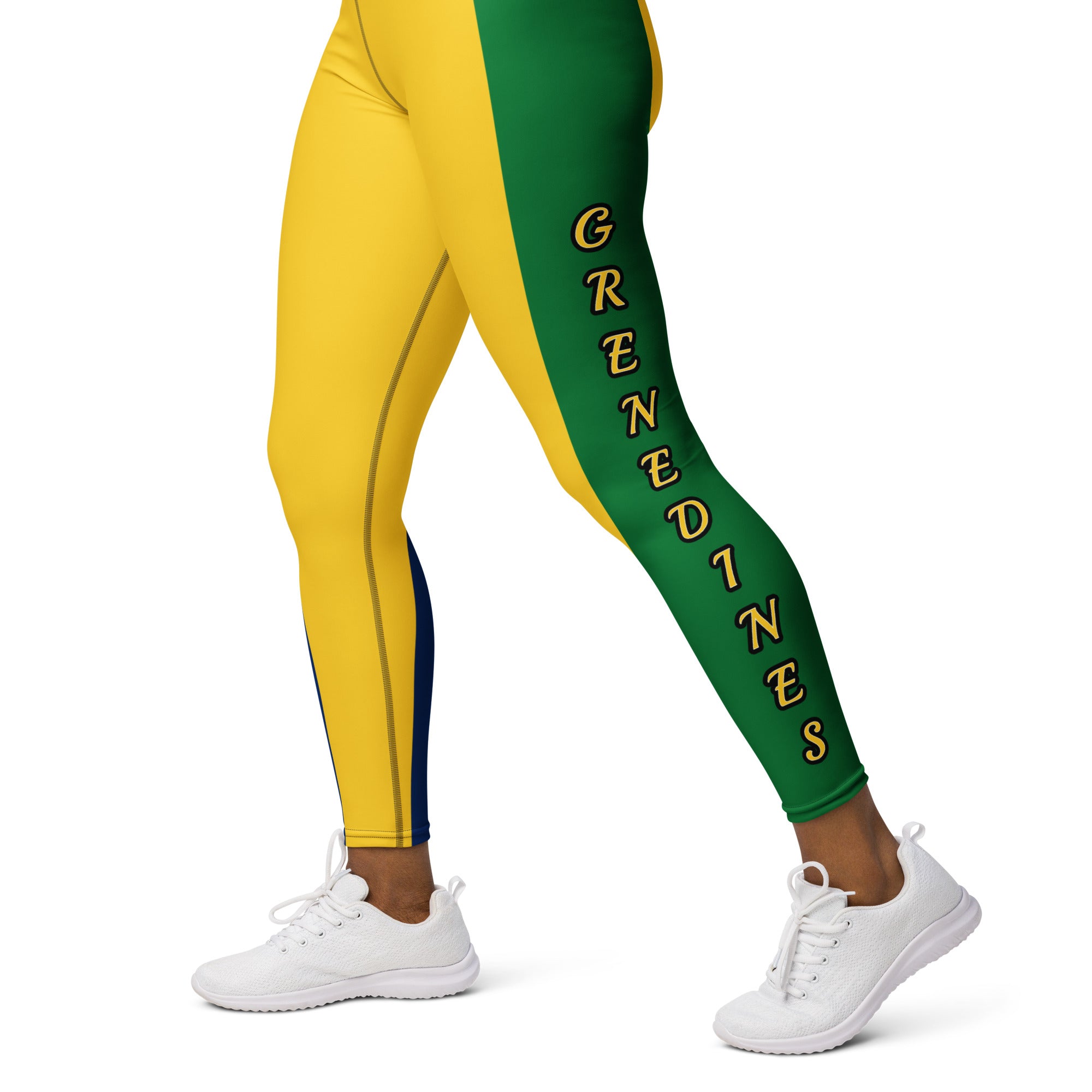 Saint Vincent Flag Yoga Leggings 2-Fete Massive