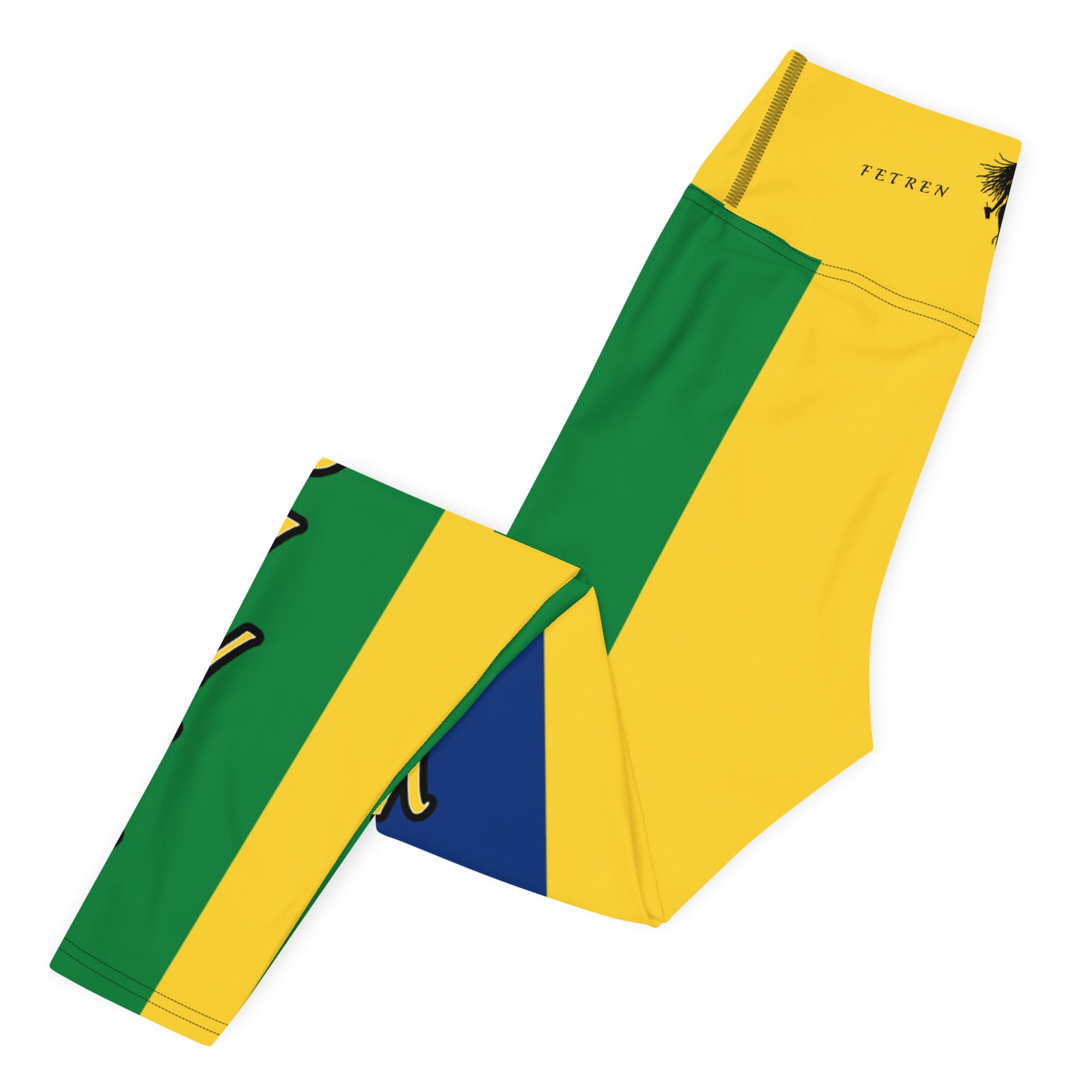 Saint Vincent Flag Yoga Leggings 2-Fete Massive