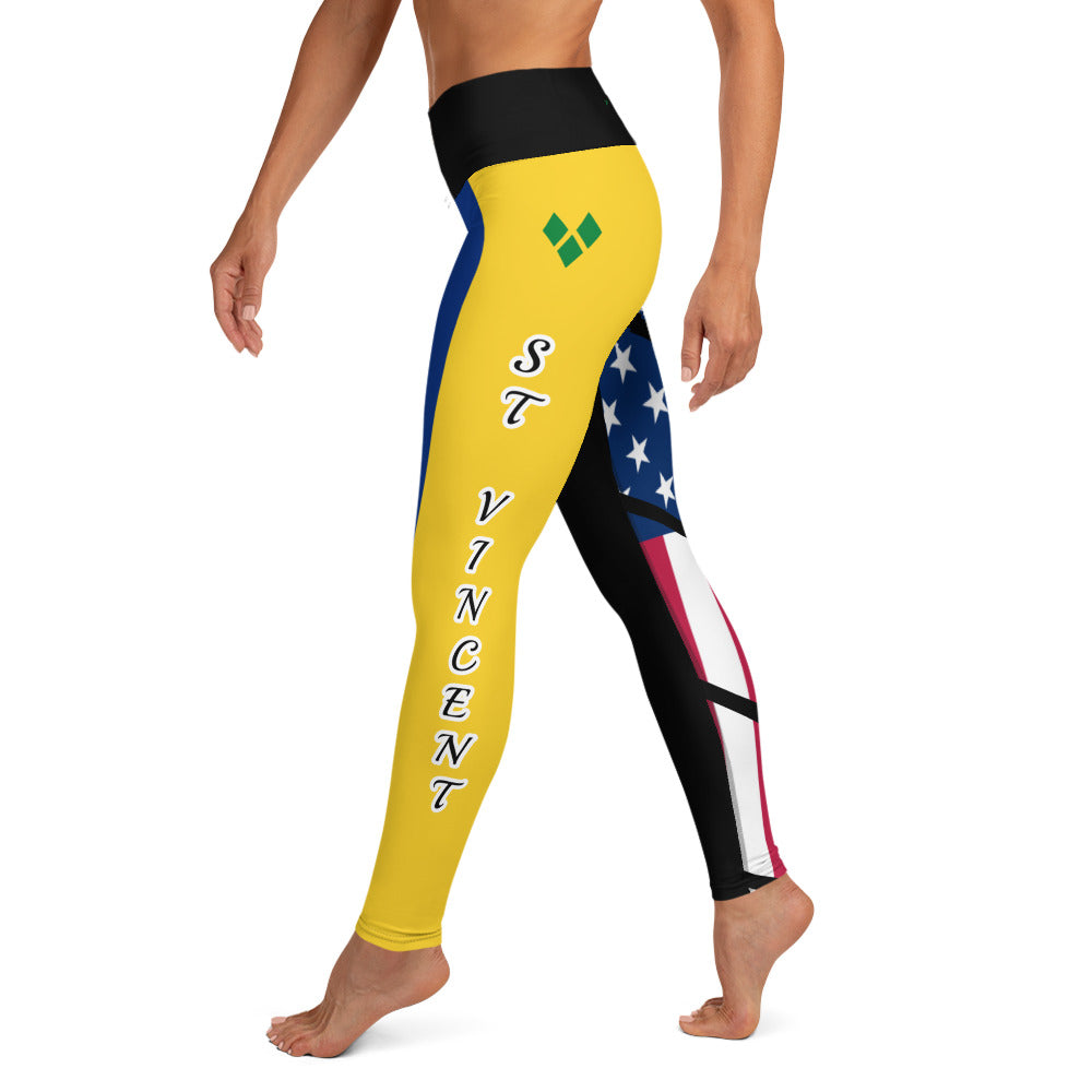 Saint Vincent USA Yoga Leggings-Fete Massive