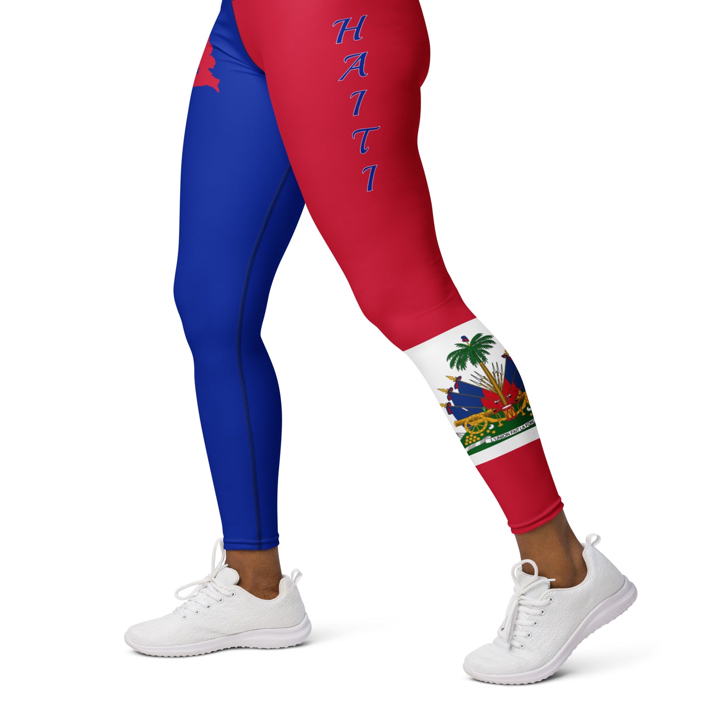 Haiti Flag Yoga Leggings