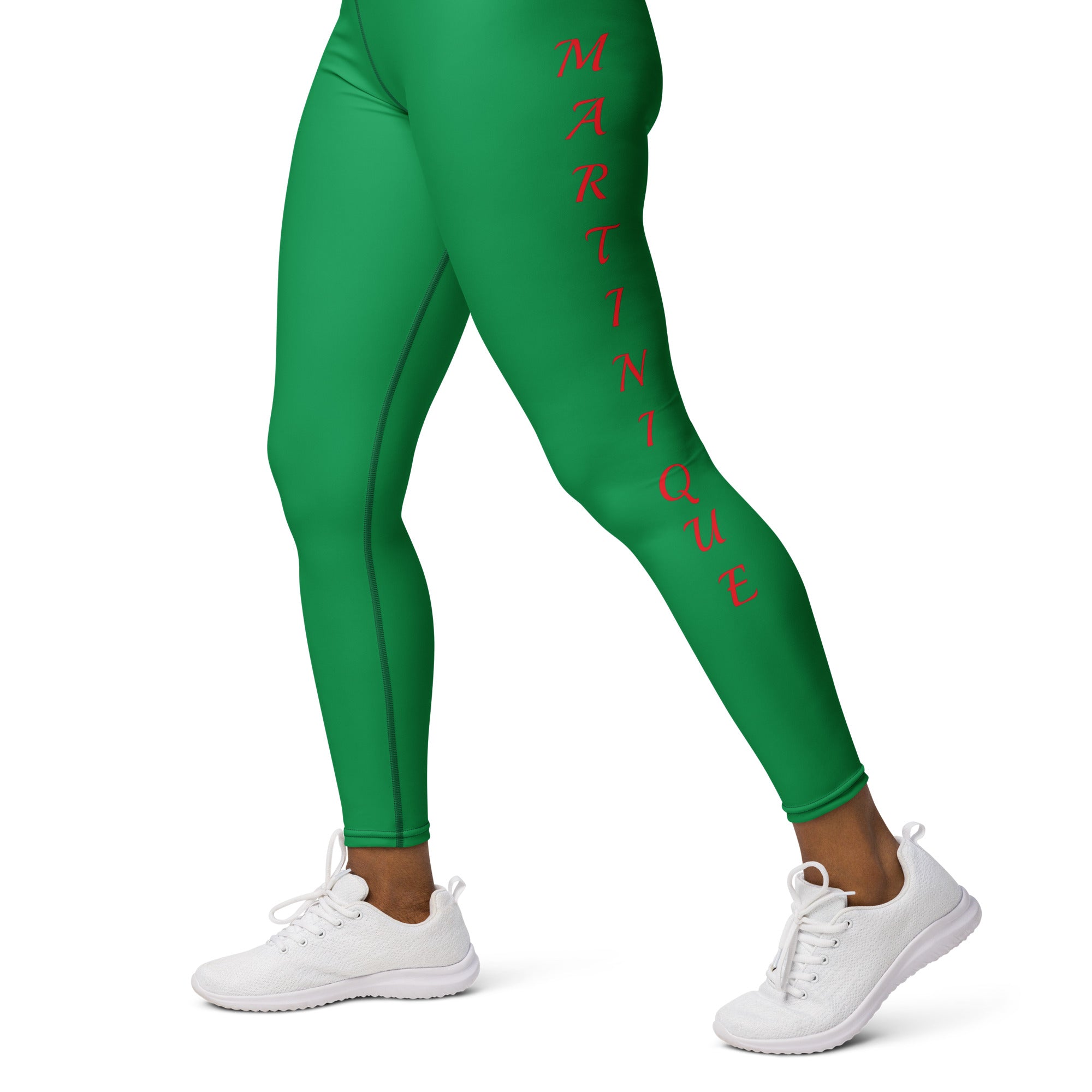 Martinique Yoga Leggings (Green)-Fete Massive