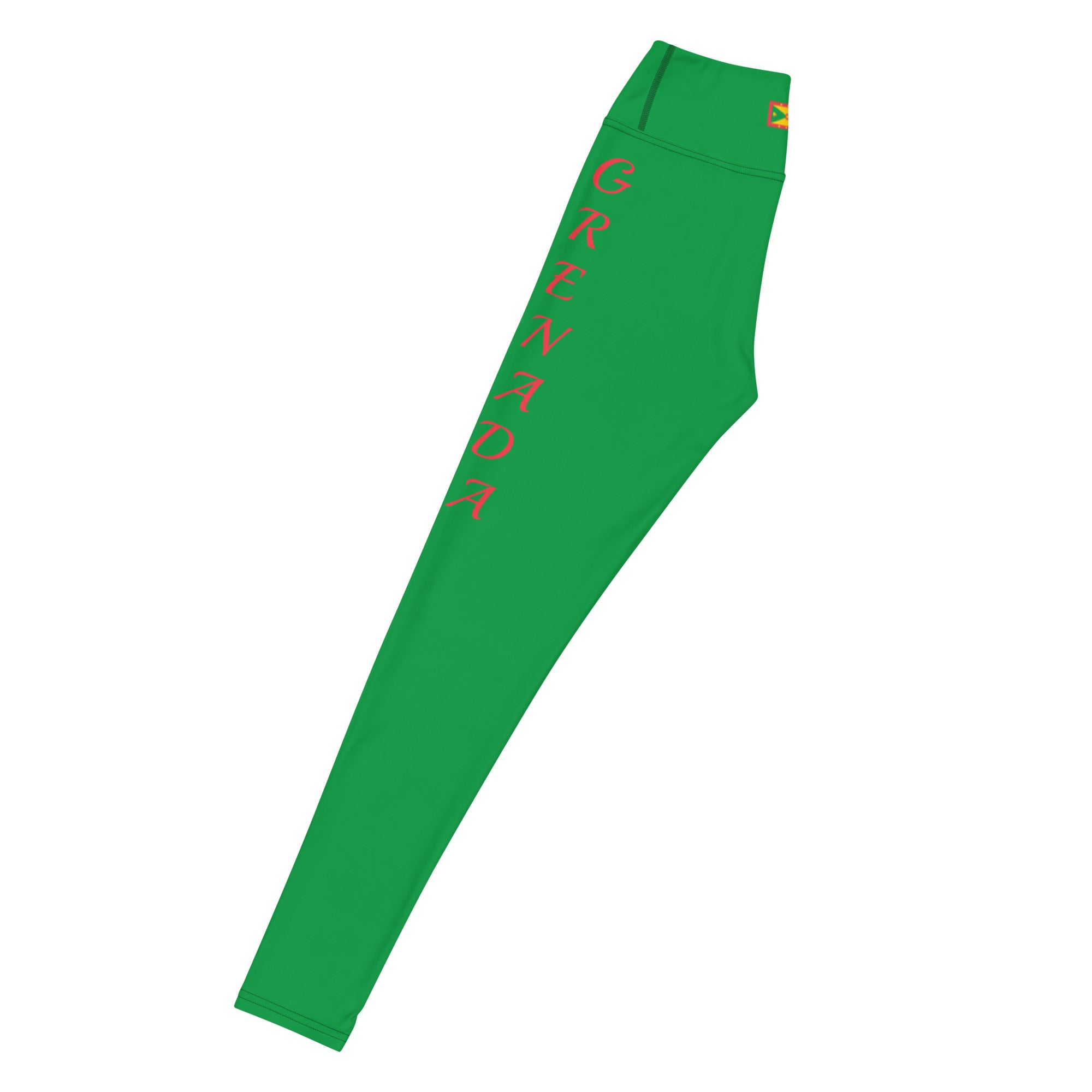 Grenada Yoga Leggings (Green)-Fete Massive