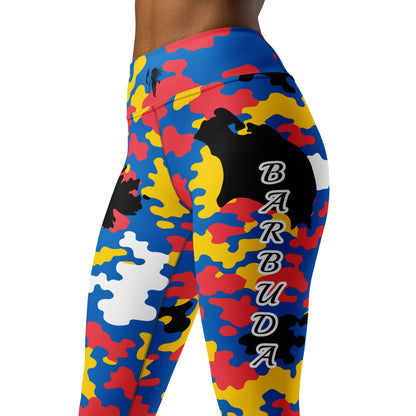 Antigua & Barbuda CAMO Leggings-Fete Massive