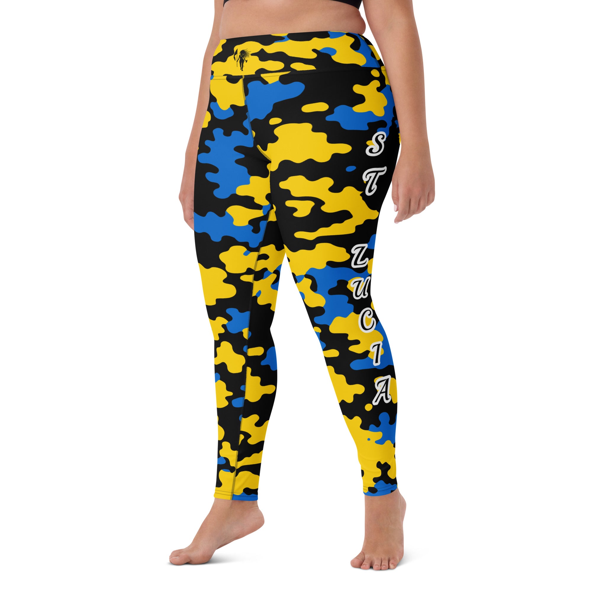 St. Lucia CAMO Leggings-Fete Massive